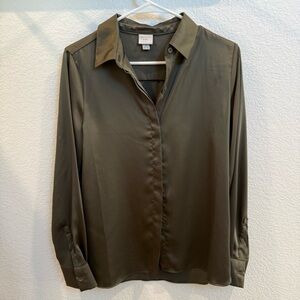 A New Day Sage Green Blouse